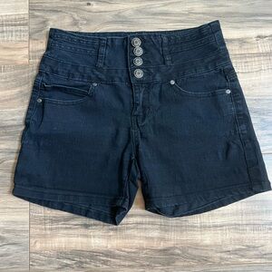 Silver Crush 4 Button Shorts